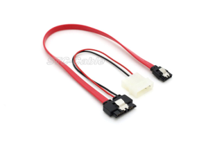 Aretácia SATA 13pin na SATA 7 Pin s LP4 napájací kábel